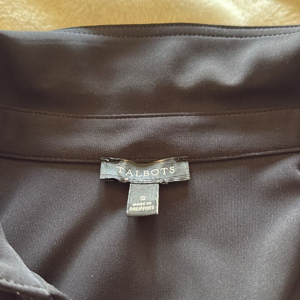 Talbots 3/4 Sleeve Button Down Collared Shirt Dre… - image 7